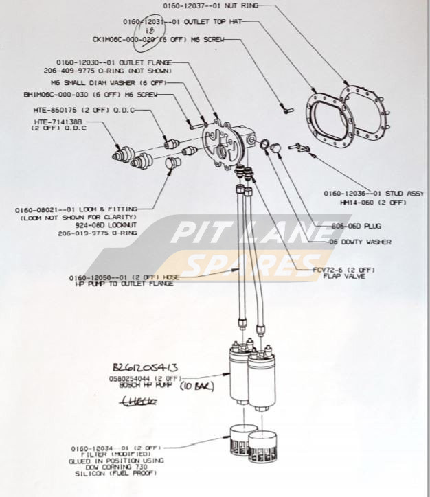 FUEL CELL ASSY (HP COMPONENTS) Diagram